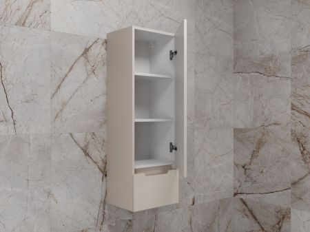 Колонна подвесная "Матис" 36 см, 1 ящик, КРЕМ, PLUS, ЭМАЛЬ, артикул ЛС-00002311