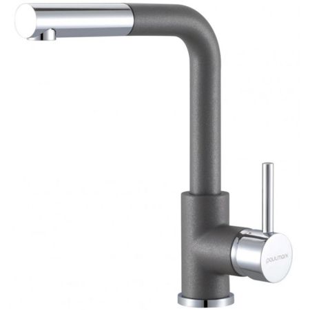 Смеситель для кухни Paulmark Kassel Ka214311-402 Серый металлик Хром, артикул Ka214311-402