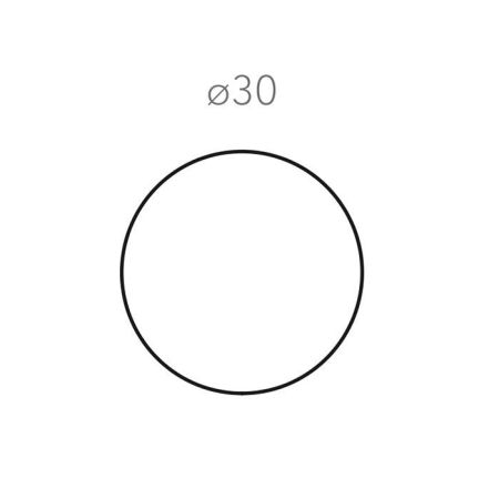 ADJ Круглый плейсмат, D30 см., цвет: серый/черный, артикул 0005.03/01