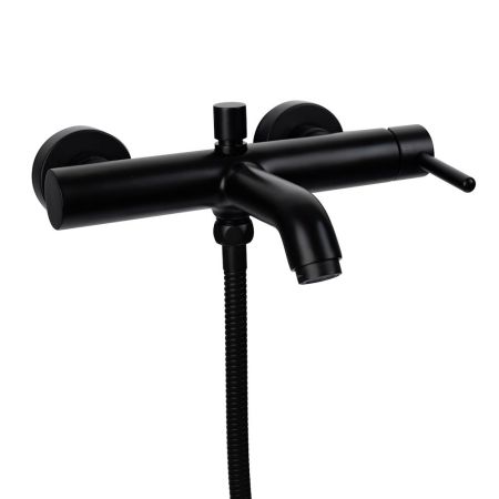 Смеситель для ванны FILARETE Roun FL2120BL, черный