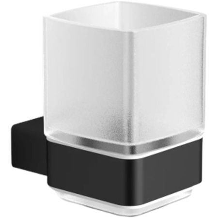 Стакан для зубных щеток Langberger Black Edition 11311A-BP Черный матовый, артикул 11311A-BP