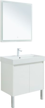 Мебель для ванной Aquanet Nova Lite 75 белый глянец (2 дверцы), артикул 00302535