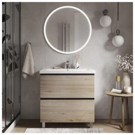 Тумба с раковиной напольная VIGO Cross 449-com, 80 см, артикул 449-com