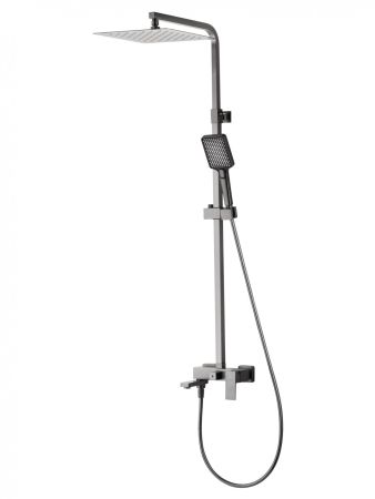 Душевая система WONZON & WOGHAND CUBE, Темный графит (WW-88739016-BGM), артикул WW-88739016-BGM