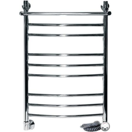 Электрический полотенцесушитель Ника Arc ЛД/ВП (г2) Эл. 80x50 с полкой Хром, артикул ЛД/ВП (г2) Эл. 80x50