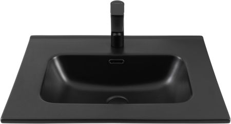 Раковина Aquanet Flat 60 черная матовая