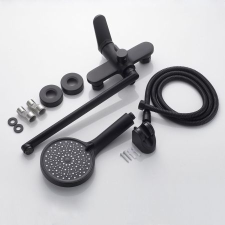 Смеситель для ванны Shevanik S4322H, черный