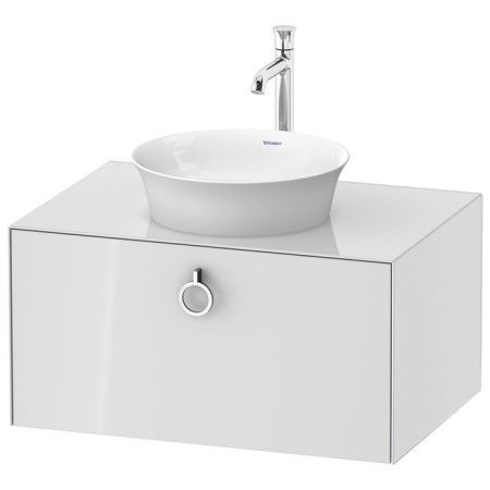 Duravit White Tulip  Тумбочка подвесная, 408x800x550 мм, 2 ящика с ручкой, цвет: белый высокоглянцевый, артикул WT498008585