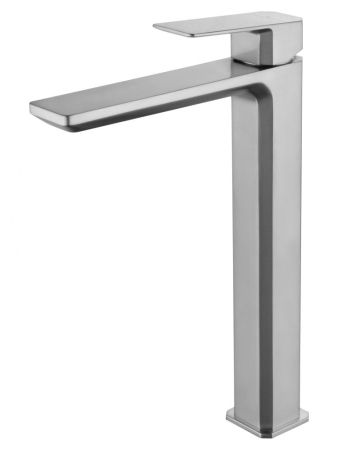 Смеситель для раковины высокий WONZON & WOGHAND DIAMOND, Брашированный никель (WW-88239011-BN), артикул WW-88239011-BN