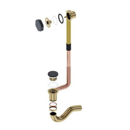 Слив перелив Timo 8004/03 черный, артикул 8004/03