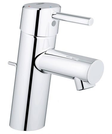 Смеситель для раковины GROHE Concetto с донным клапаном и энергосберегающим картриджем, хром (2338010e), артикул 2338010E