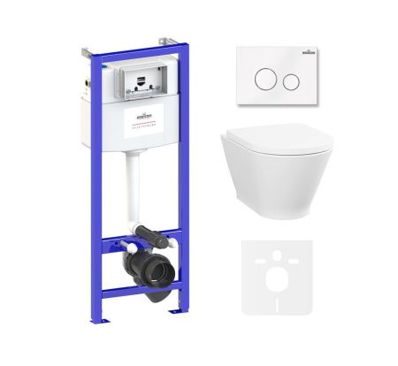 Комплект 6 в 1 Lavinia Boho Elegant Rimless 87561069, премиум со стеклянной клавишей