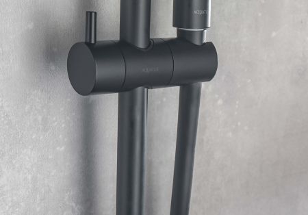 Душевой гарнитур 3jet 73см AQUATEK, матовый черный AQ2011MB, артикул AQ2011MB