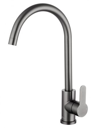 Смеситель для кухни WONZON & WOGHAND, Темный графит (WW-AE4554-BGG), артикул WW-AE4554-BGG