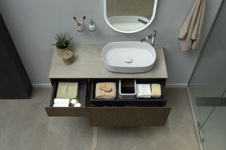 Тумба под раковину Allen Brau Infinity 120 1.21006.NO L дуб, артикул 1.21006.NO