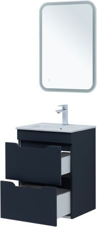Тумба под раковину Aquanet Практика 50 маренго (2 ящика) Тумба под раковину Aquanet Практика 50 маренго (2 ящика)