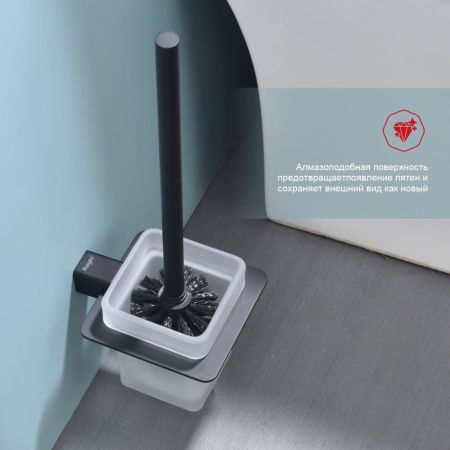 Ершик настенный Raglo R301.10.06, черный