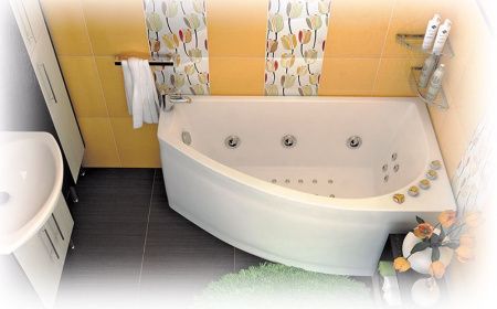 Акриловая ванна Triton Бэлла 140x75 белая, правая