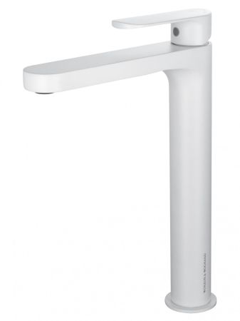 Смеситель для раковины высокий WONZON & WOGHAND, Белый матовый (WW-H1034-MW)