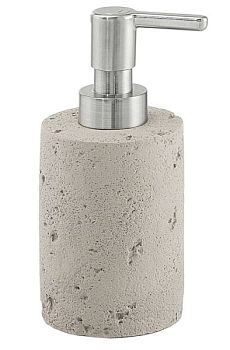 Gedy Ginevra, настольный дозатор с пластиковой помпой, цвет хром - серый