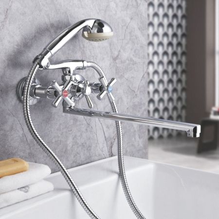 Смеситель для ванны G.Lauf QFR7-C722, хром