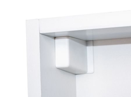 Зеркало-шкаф "Каре 50*80 левое" с подсветкой, сенсор на зеркале, артикул СС-00002372