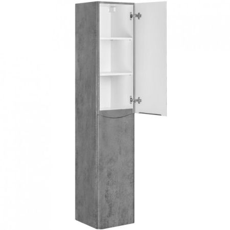 Шкаф пенал Vincea Paola 35 VSC-2P170BT-L подвесной Beton, артикул VSC-2P170BT-L