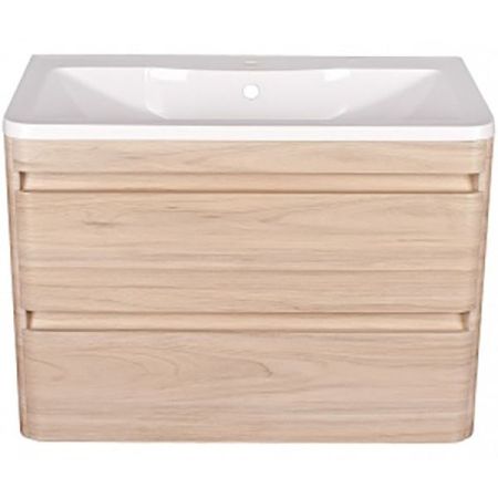 Тумба подвесная "Атлантика 100", Люкс ясень перламутр, PLUS, артикул ЛС-00000686