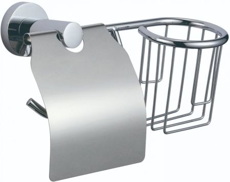 Держатель для туалетной бумаги и освежителя Savol S-L08751, хром, артикул S-L08751