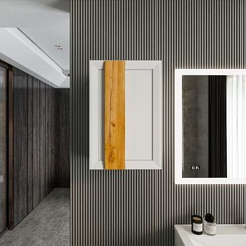 Шкаф навесной Бриклаер БЕРЛИН 60 см, белый