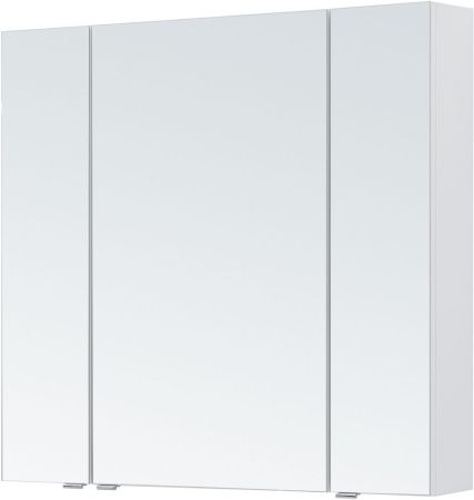 Зеркальный шкаф Aquanet Алвита new 90 белый матовый