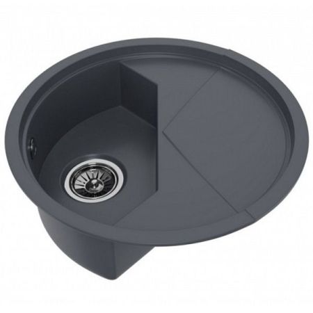 Кухонная мойка KitKraken Stream Graphite 51 Темно-серая