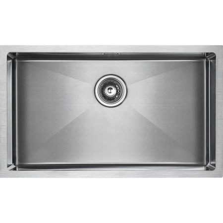 Кухонная мойка Paulmark Koher 74 PM807444-BS Брашированная сталь