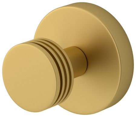 Крючок, Сунержа, КАНЬОН, одинарный, ширина, мм-50, глубина, мм-41, высота, мм-50, тип установки-настенный, материал-нержавеющая сталь, крепления в комплекте, цвет-золото матовое, артикул 032-3005-0000