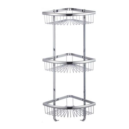 Полка угловая Savol S-005854-3, хром, артикул S-005854-3