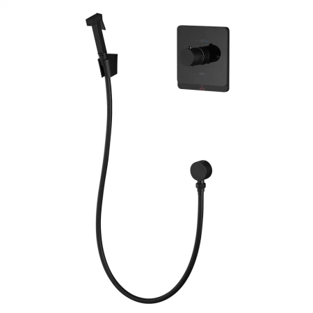 Гигиенический душ с термостатом Rose R105H, черный, артикул R105H