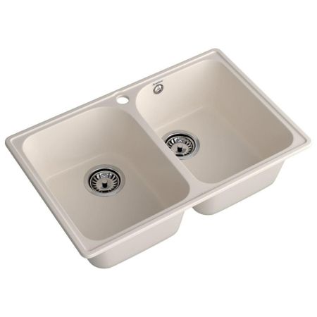 Кухонная мойка GranFest QUARZ 15, белый, артикул 15 белый