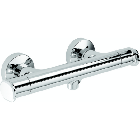 Смеситель для душа, Cisal, Lineaviva, тип регулирования воды-термостатический картридж, тип установки-настенный, отверстия для монтажа-2, цвет-Chrome, артикул LVT0101021