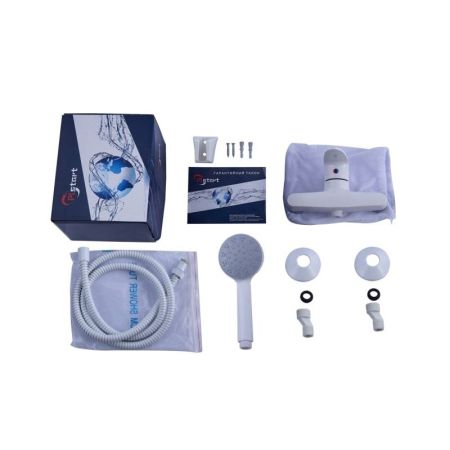 Смеситель для душа Plstart PL2005-8, белый, артикул PL2005-8