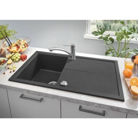 Мойка GROHE K400, 860 x 500 мм, серый гранит (31640AT0) Мойка GROHE K400, 860 x 500 мм, серый гранит (31640AT0)