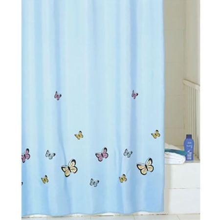 Штора для ванны Iddis Butterfly 200x200 Голубая, артикул SCID031P