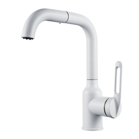 Смеситель для раковины Raffine F201C, белый