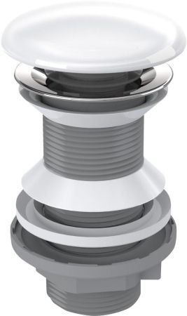 Донный клапан Aquanet click/clack 5/4' белый