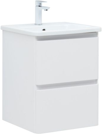 Тумба под раковину Aquanet Эмбер 50 белый матовый, артикул 00330463