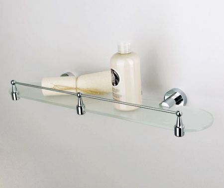 Стеклянная полка WasserKRAFT Donau K-9444 Хром, артикул K-9444