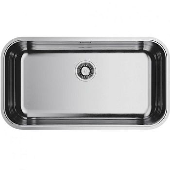 Мойка, OMOIKIRI, Omi, ширина, мм-765, глубина, мм-457, высота, мм-210, тип установки-встраиваемый, отверстия для смесителя-отсутствуют, с переливом, сифон и донный клапан в комплект, материал-нержавеющая сталь, крепления в комплекте, цвет-нержавеющая стал