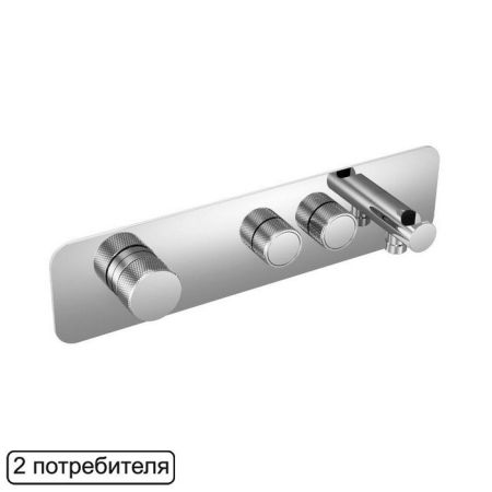 Смеситель для душа скрытого монтажа EXCELLENT Krotos AREX.8035CR (хром), артикул AREX.8035CR