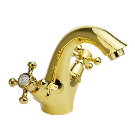 LADY Смеситель для раковины, золото, артикул 18856