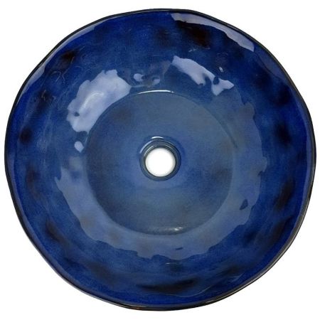 Раковина-чаша Bronze de Luxe Salamander 39 2000 Сине-коричневый глянец