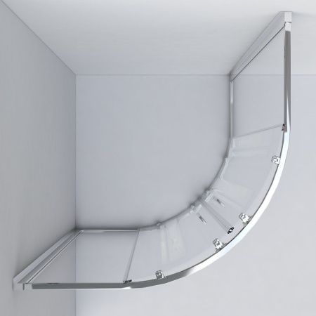 Душевой уголок Vincea Garda 120x90 VSJ-1G129CL профиль Хром стекло прозрачное